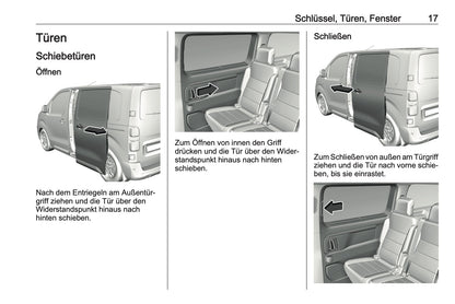 2023-2024 Opel Vivaro Owner's Manual | German