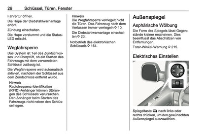 2023-2024 Opel Vivaro Owner's Manual | German