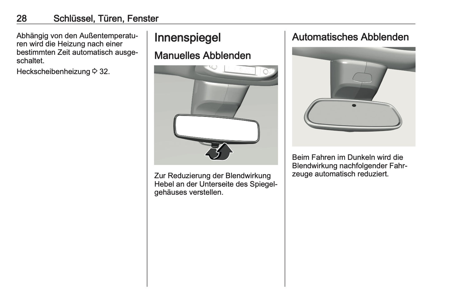 2023-2024 Opel Vivaro Owner's Manual | German