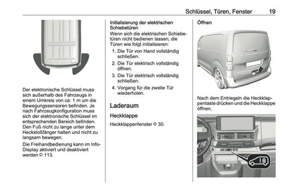 2024-2025 Opel Vivaro Owner's Manual | German