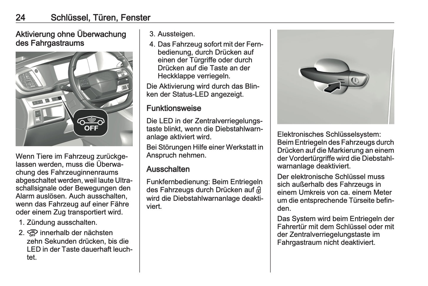 2024-2025 Opel Vivaro Owner's Manual | German