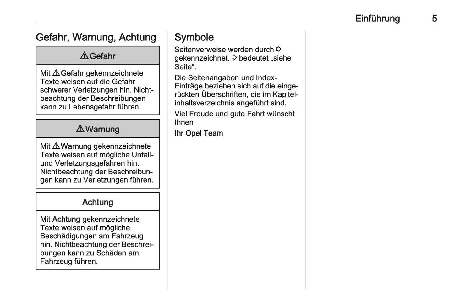 2024-2025 Opel Vivaro Owner's Manual | German