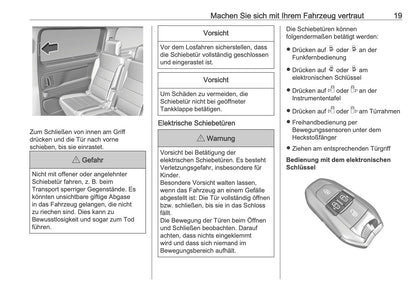2025-2026 Opel Vivaro Owner's Manual | German