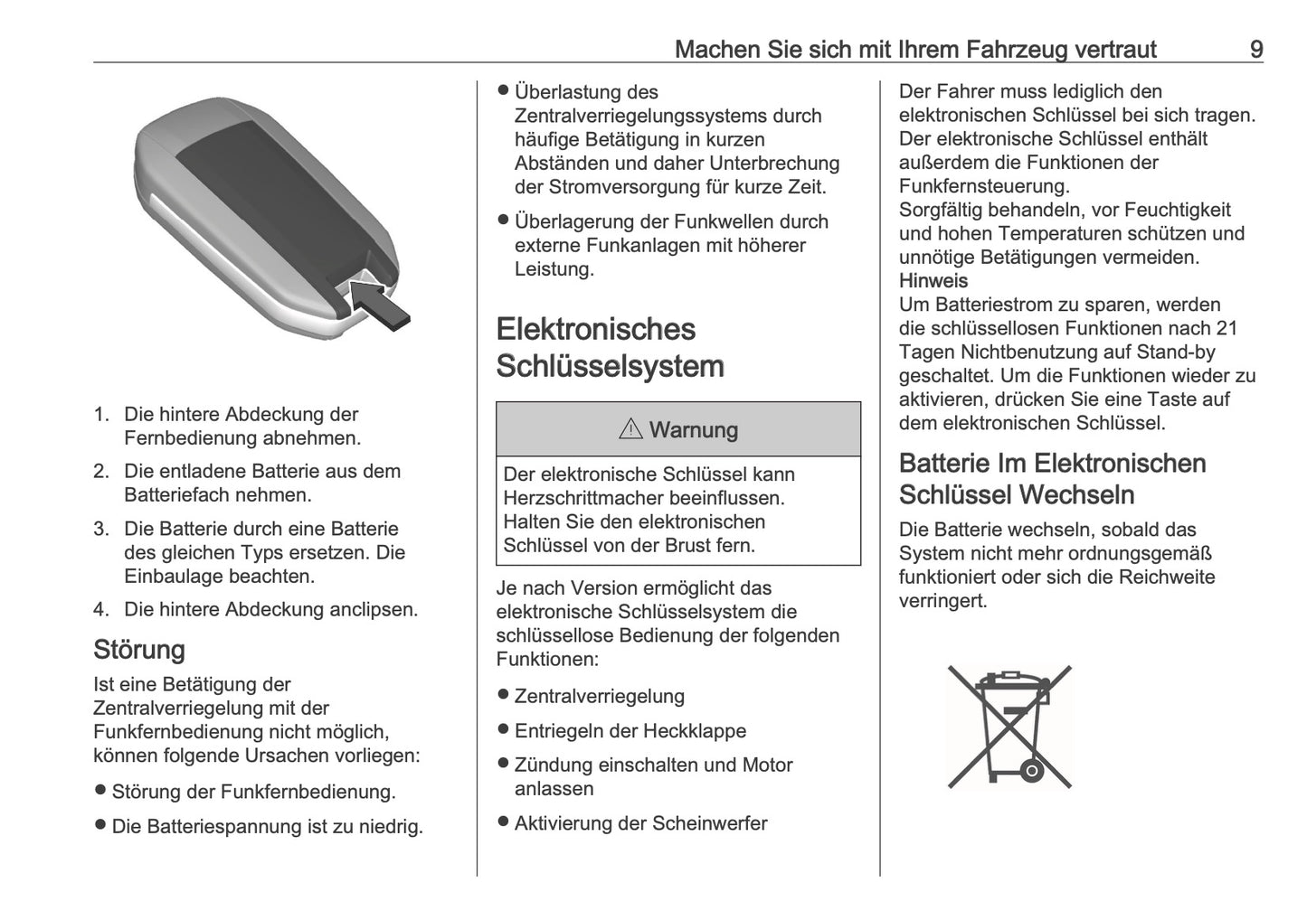 2025-2026 Opel Vivaro Owner's Manual | German