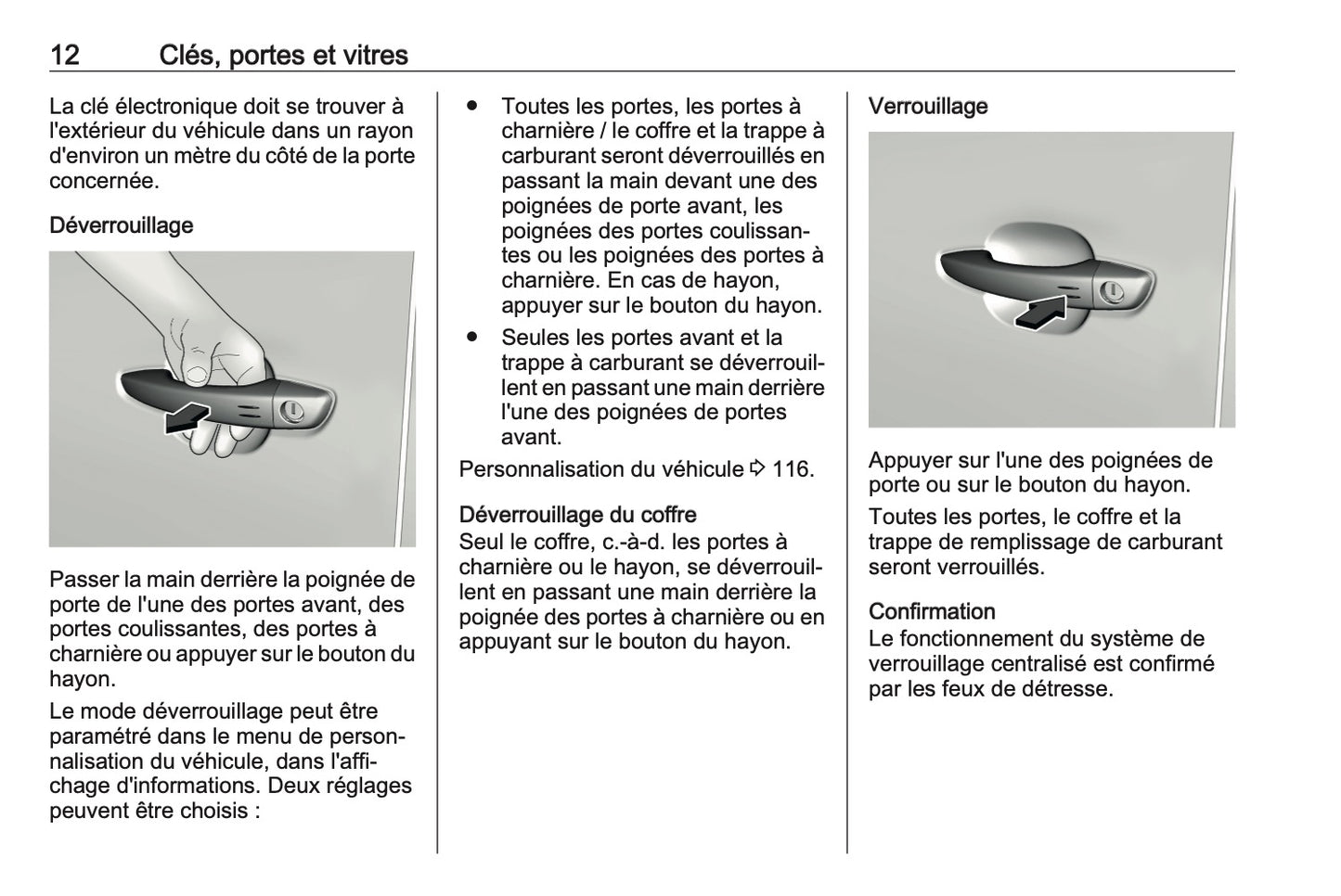 2023-2024 Opel Vivaro Owner's Manual | French