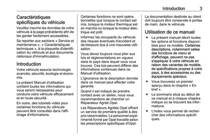 2023-2024 Opel Vivaro Owner's Manual | French