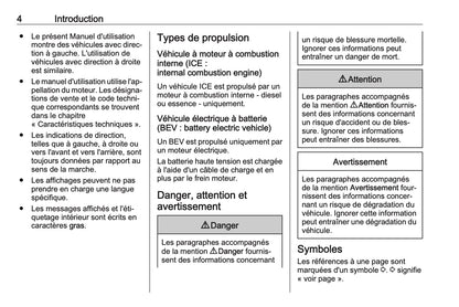 2023-2024 Opel Vivaro Owner's Manual | French