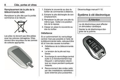 2023-2024 Opel Vivaro Owner's Manual | French