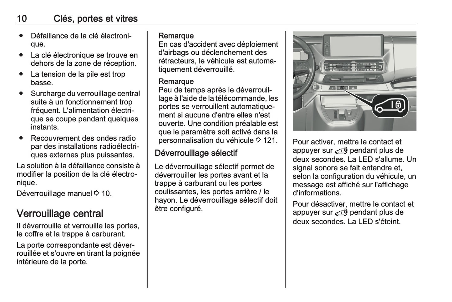 2024-2025 Opel Vivaro Owner's Manual | French