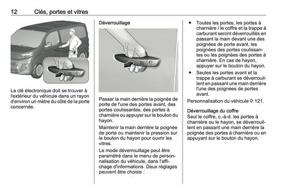 2024-2025 Opel Vivaro Owner's Manual | French