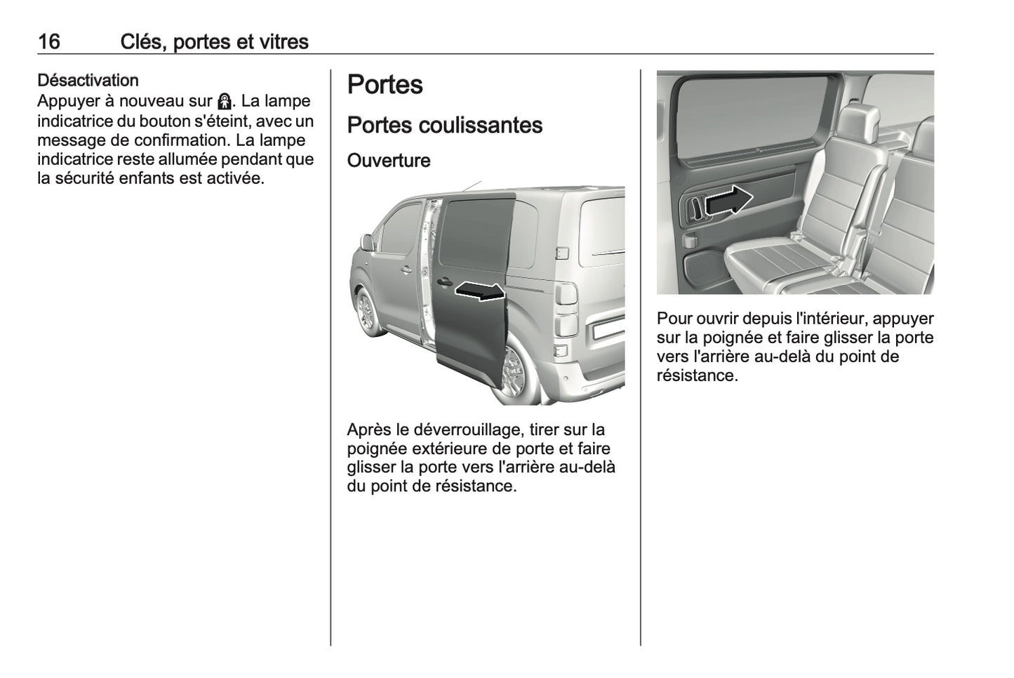 2024-2025 Opel Vivaro Owner's Manual | French