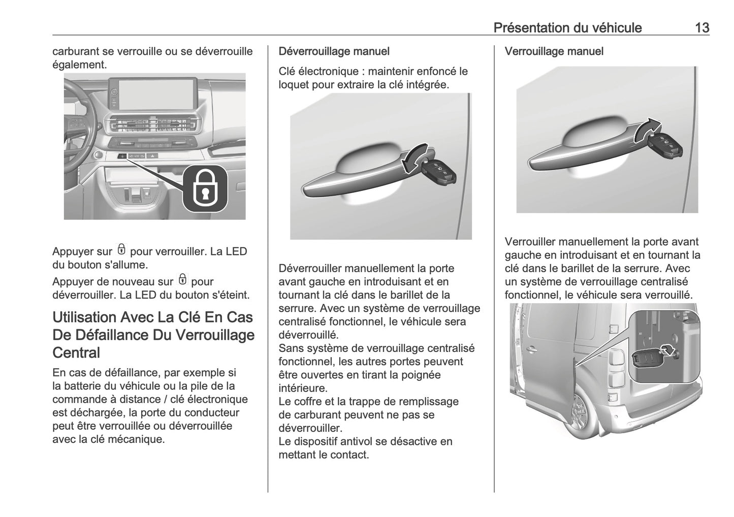 2025-2026 Opel Vivaro Owner's Manual | French