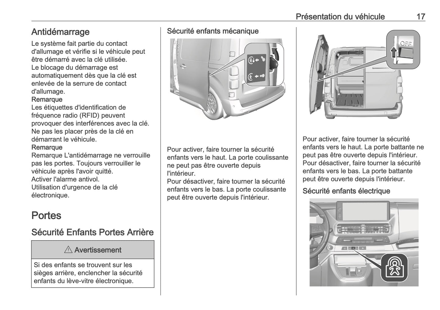 2025-2026 Opel Vivaro Owner's Manual | French