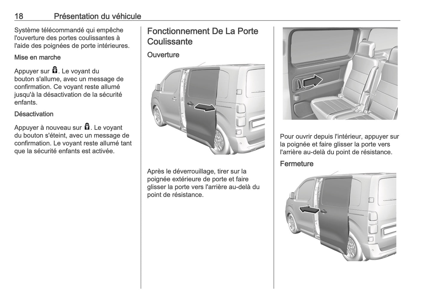 2025-2026 Opel Vivaro Owner's Manual | French