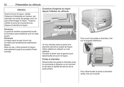 2025-2026 Opel Vivaro Owner's Manual | French