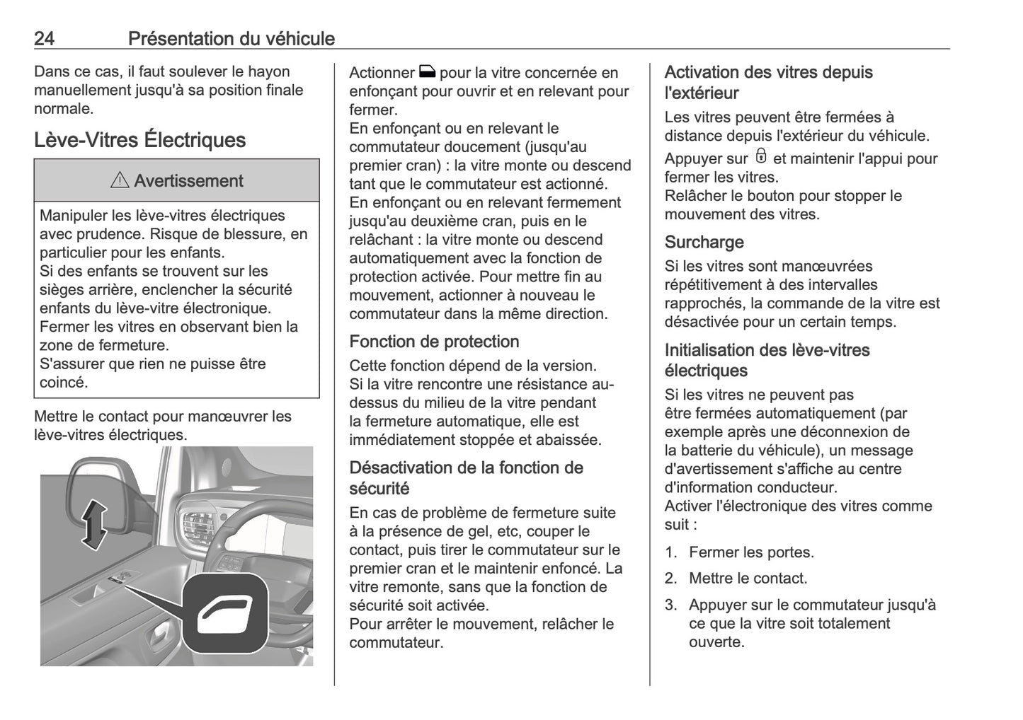 2025-2026 Opel Vivaro Owner's Manual | French