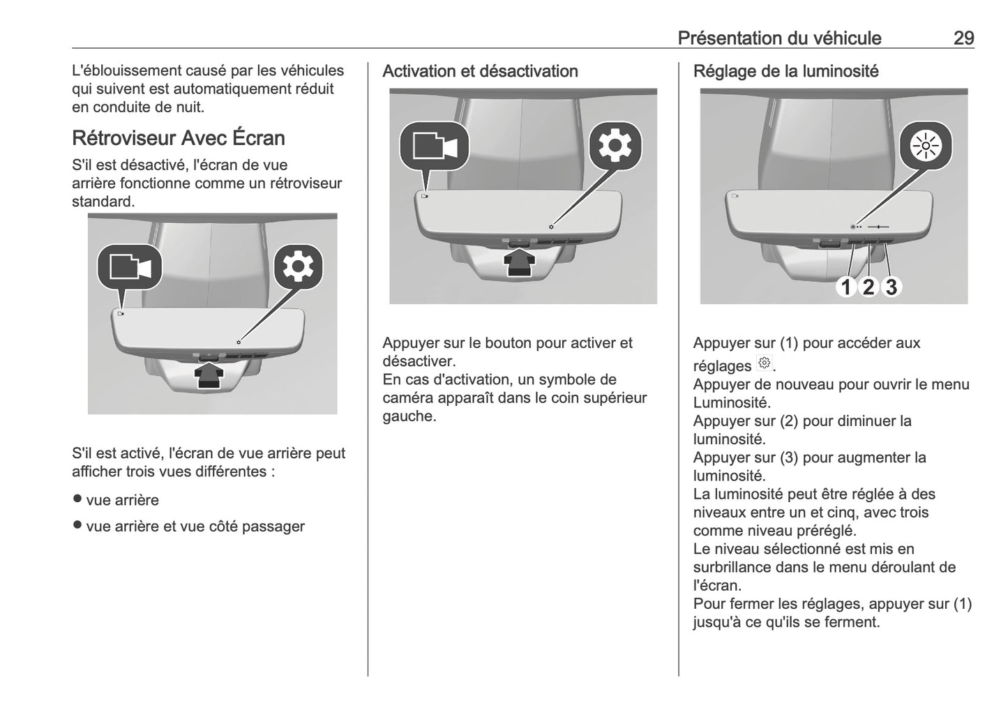 2025-2026 Opel Vivaro Owner's Manual | French