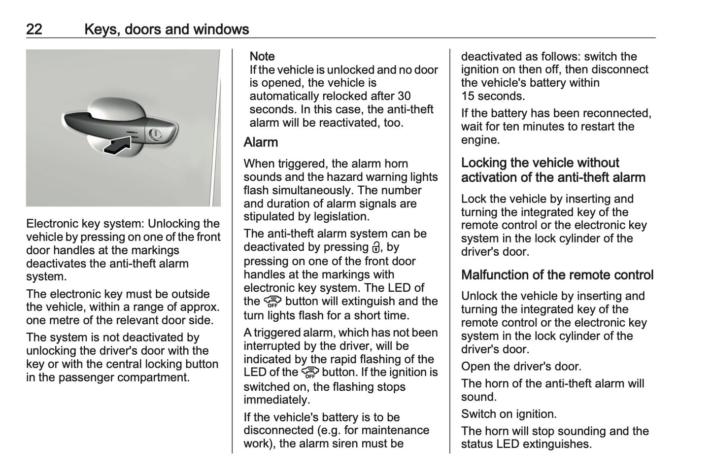 2023-2024 Opel Vivaro Owner's Manual | English