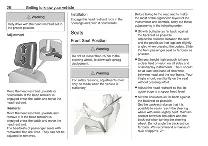 2025-2026 Opel Vivaro Owner's Manual | English
