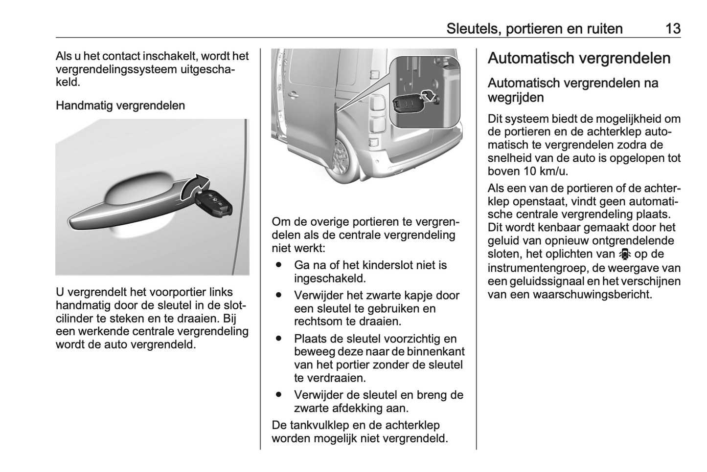 2023-2024 Opel Vivaro Gebruikershandleiding | Nederlands