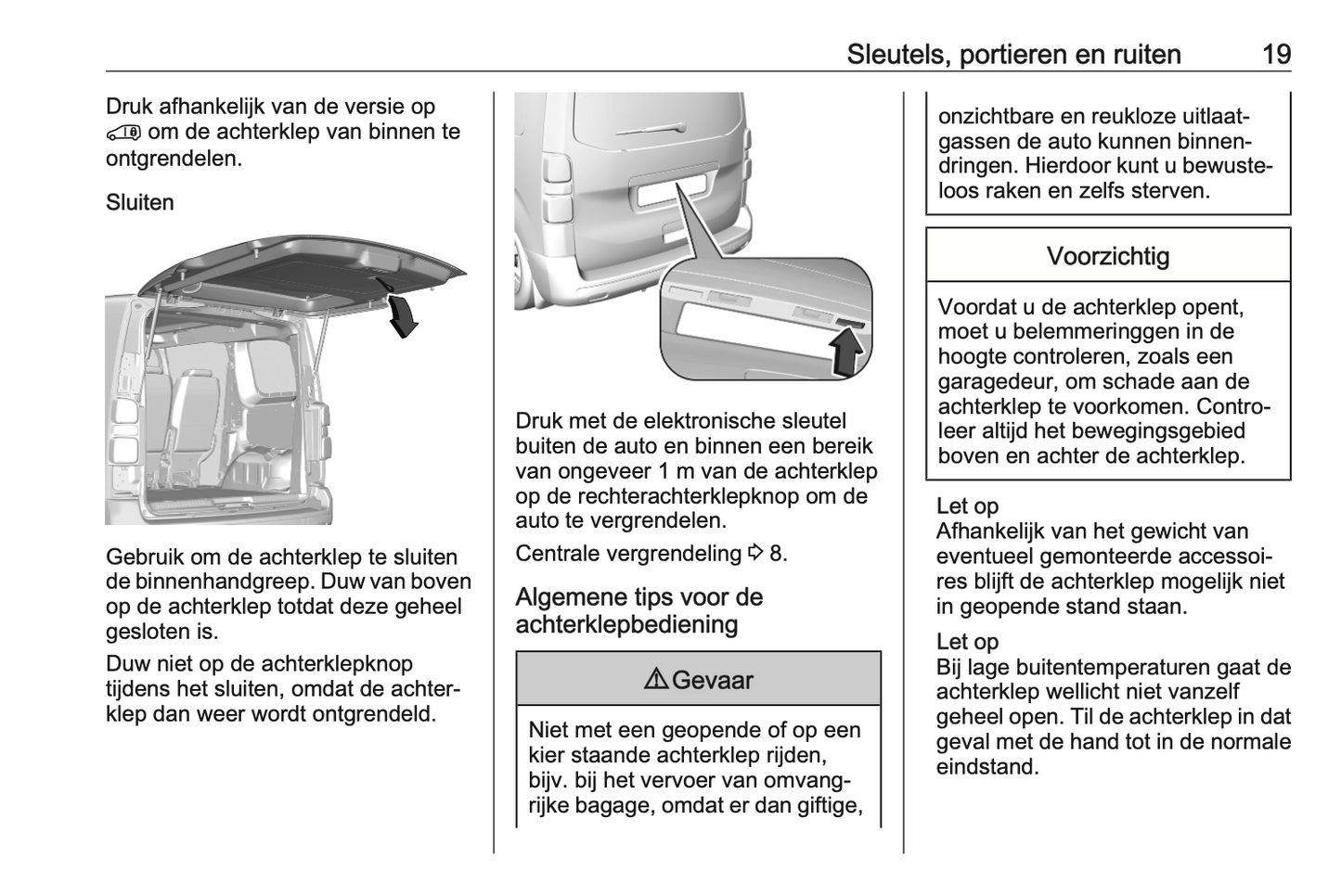 2023-2024 Opel Vivaro Gebruikershandleiding | Nederlands