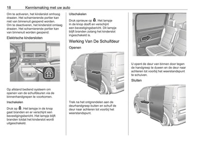 2025-2026 Opel Vivaro Owner's Manual | Dutch