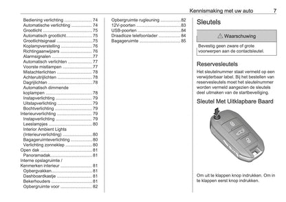 2025-2026 Opel Vivaro Owner's Manual | Dutch