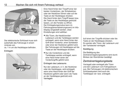 2025-2026 Opel Zafira Life Owner's Manual | German