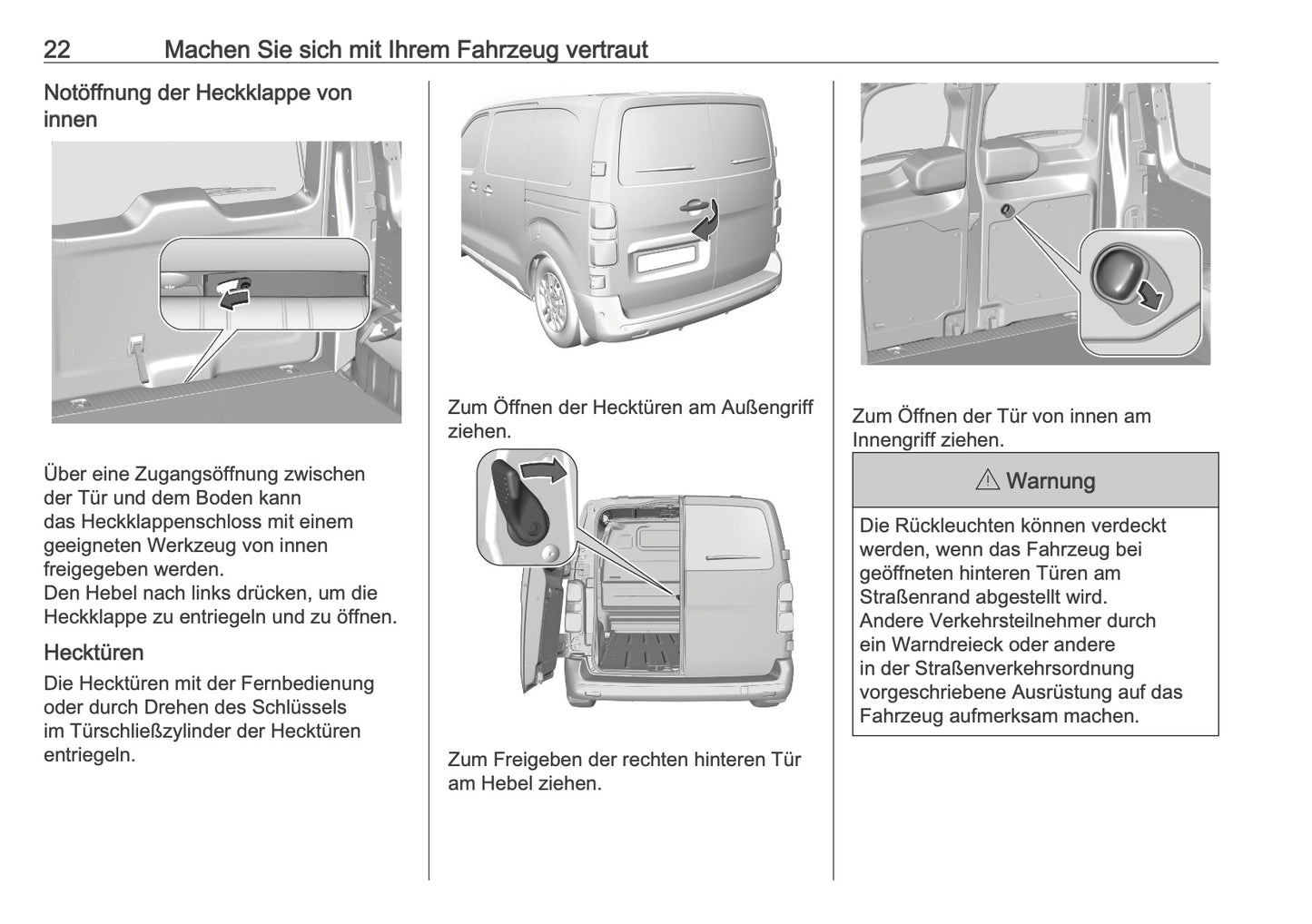 2025-2026 Opel Zafira Life Owner's Manual | German