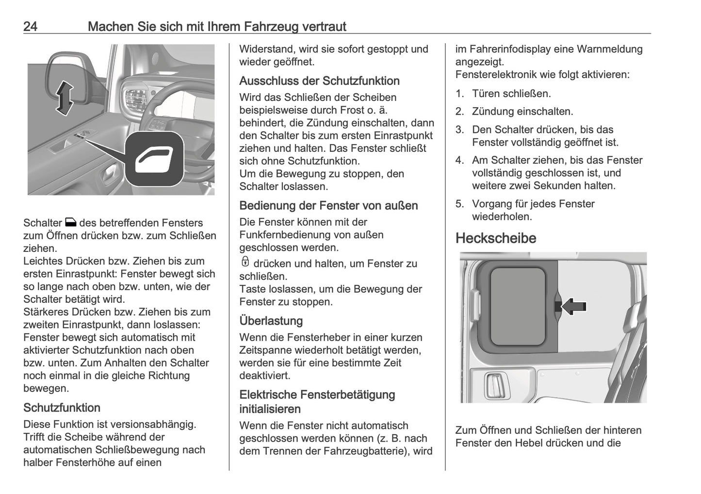 2025-2026 Opel Zafira Life Owner's Manual | German
