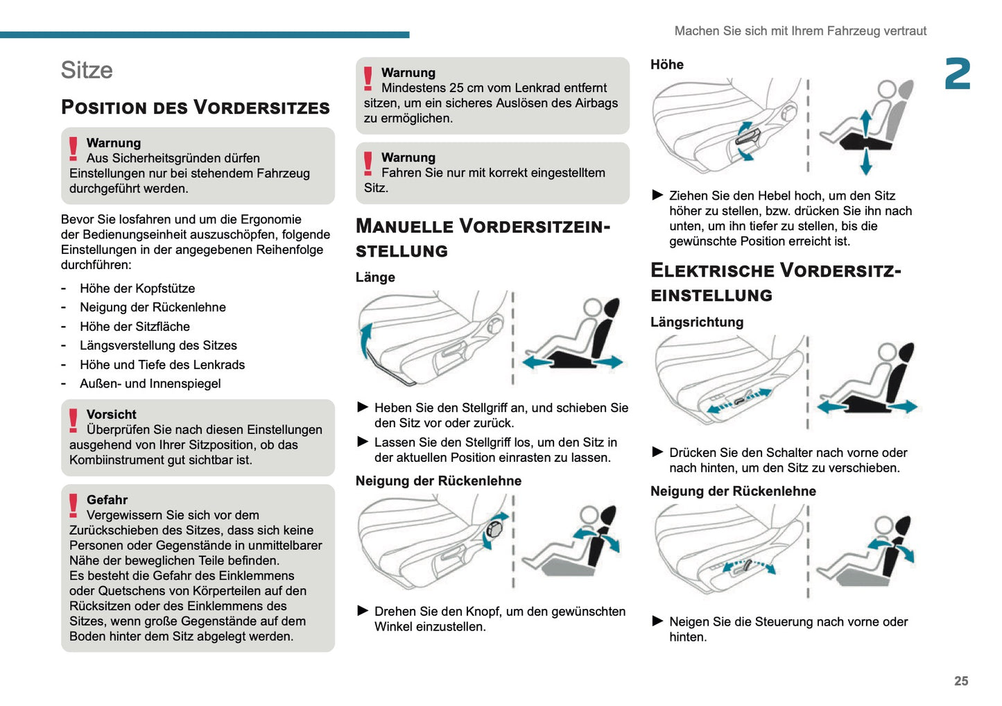 2025 Peugeot 2008 Bedienungsanleitung | Deutsch