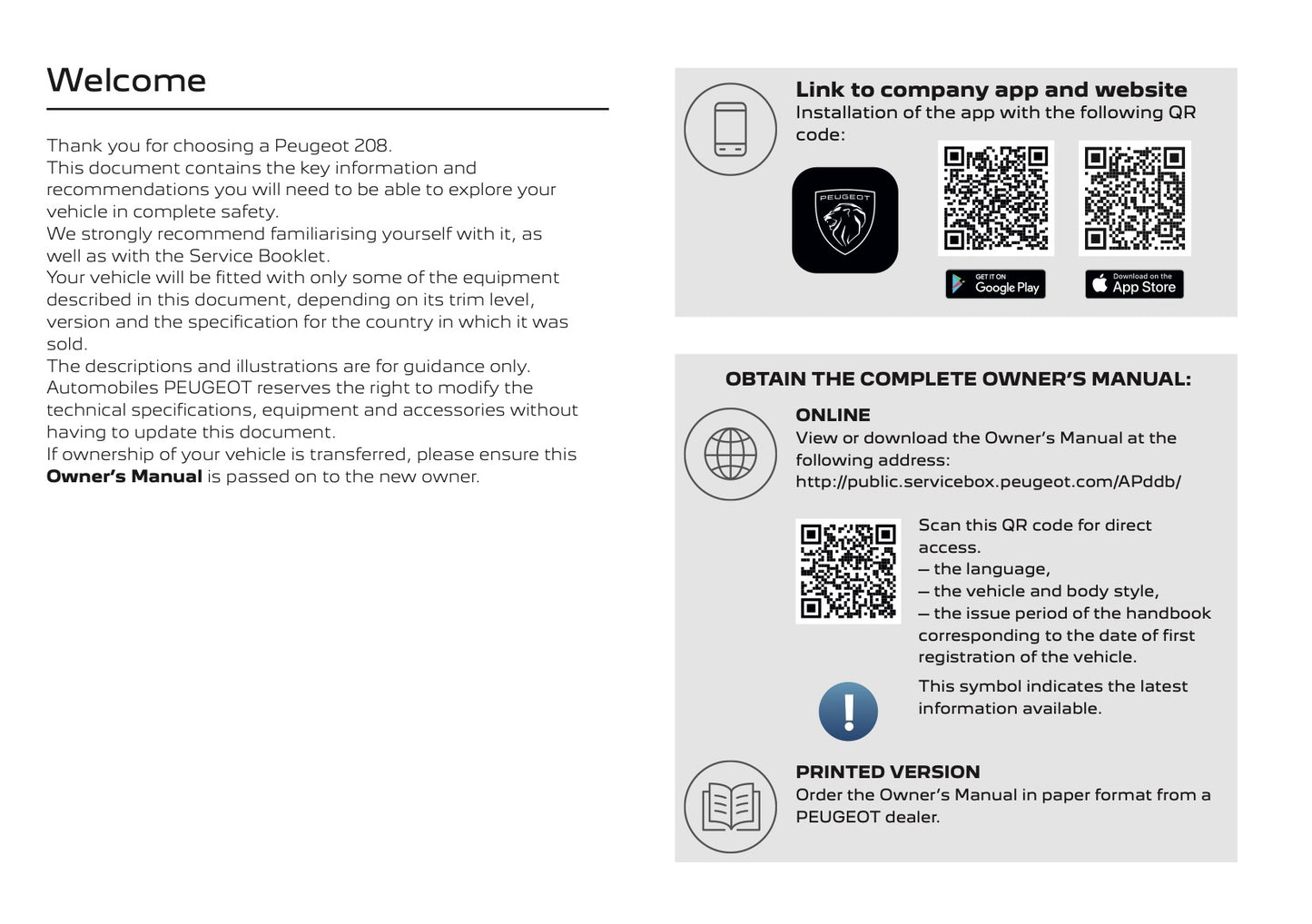 2025 Peugeot 2008 Owner's Manual | English