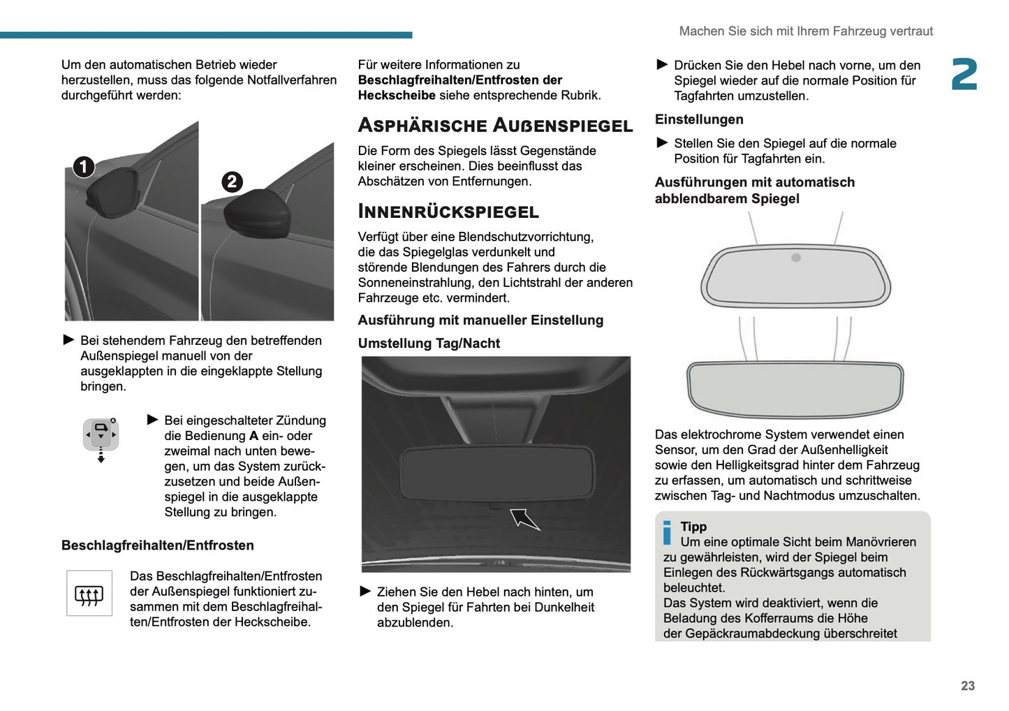 2025 Peugeot 208/e-208 Owner's Manual | German