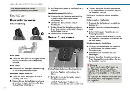 2025 Peugeot 208/e-208 Owner's Manual | German