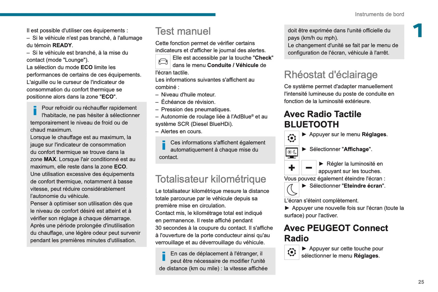 2020-2023 Peugeot 208 Owner's Manual | French