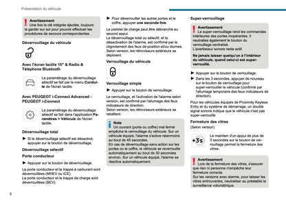 2025 Peugeot 208/e-208 Owner's Manual | French