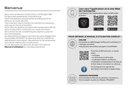 2025 Peugeot 208/e-208 Owner's Manual | French