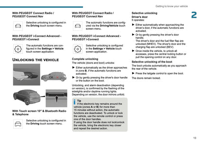 2025 Peugeot 208/e-208 Owner's Manual | English