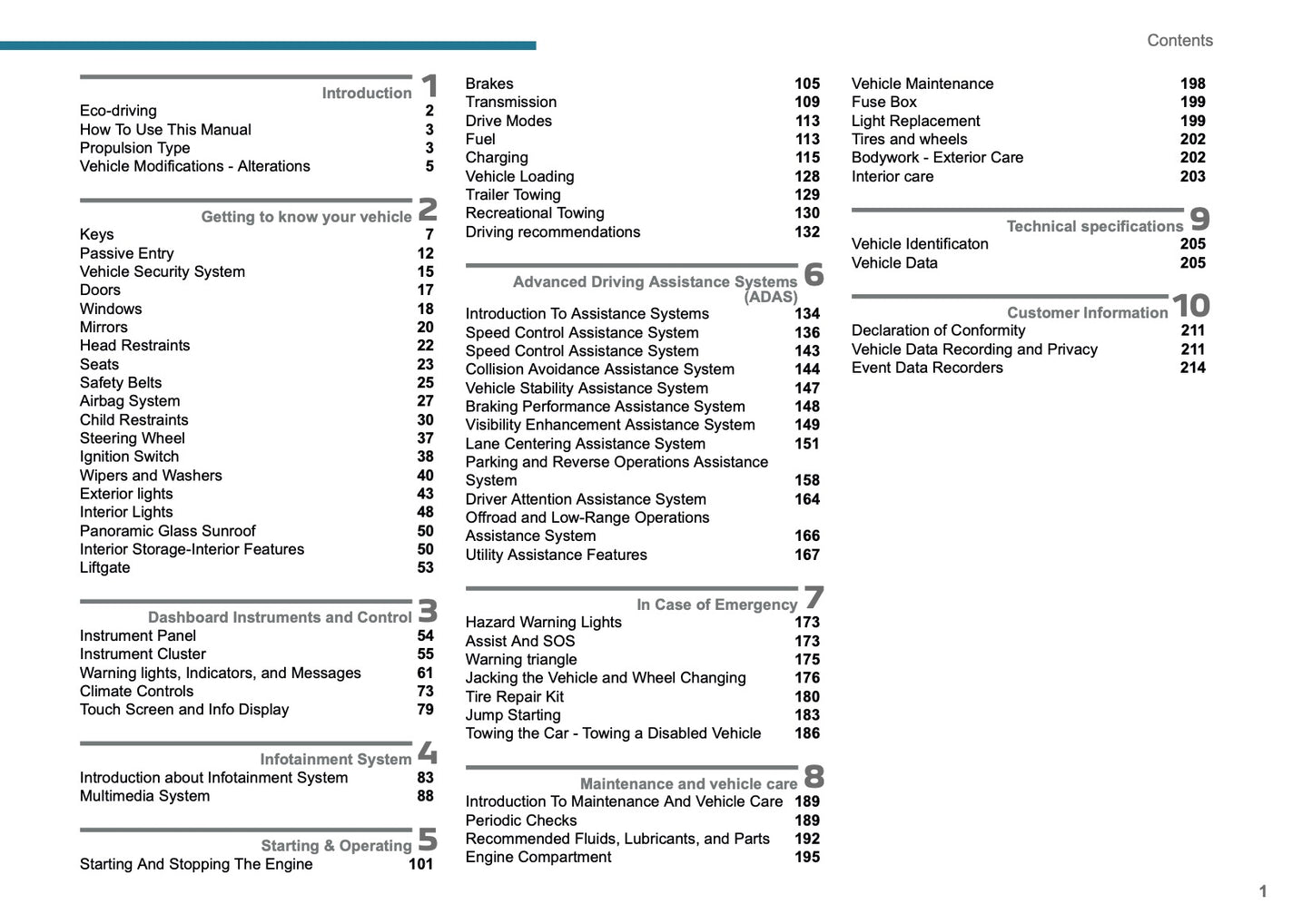 2025 Peugeot 208/e-208 Owner's Manual | English