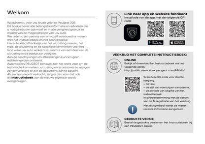 2025 Peugeot 208/e-208 Owner's Manual | Dutch