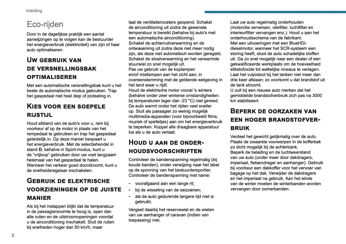 2025 Peugeot 208/e-208 Owner's Manual | Dutch