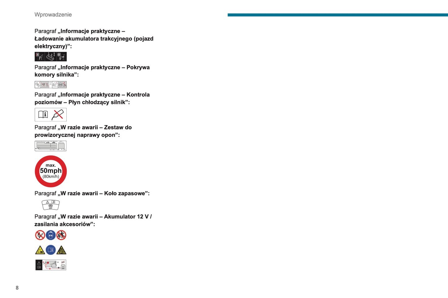 2023-2025 Peugeot 208 Owner's Manual | Polish