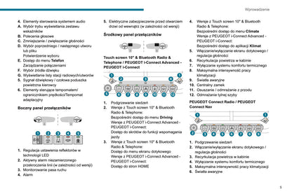 2023-2025 Peugeot 208 Owner's Manual | Polish