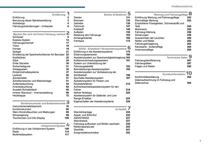 2025-2026 Peugeot 3008/5008 Owner's Manual | German