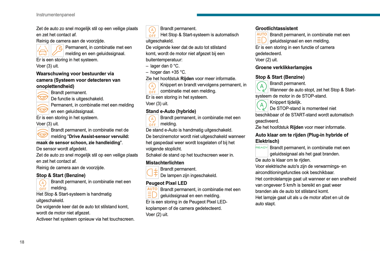 2024 Peugeot 3008/e-3008 Owner's Manual | Dutch