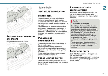 2025-2026 Peugeot 3008/5008 Owner's Manual | English