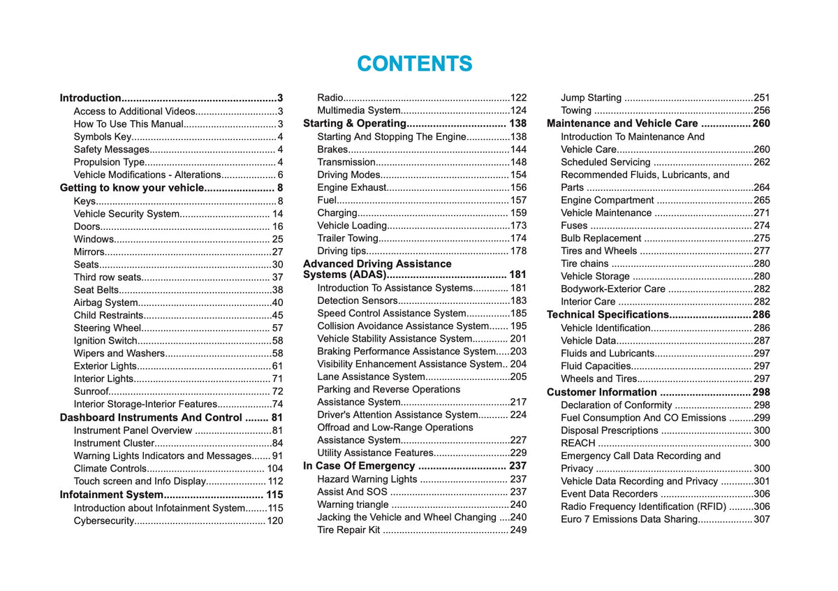 2026 Peugeot 3008/5008 Owner's Manual | English