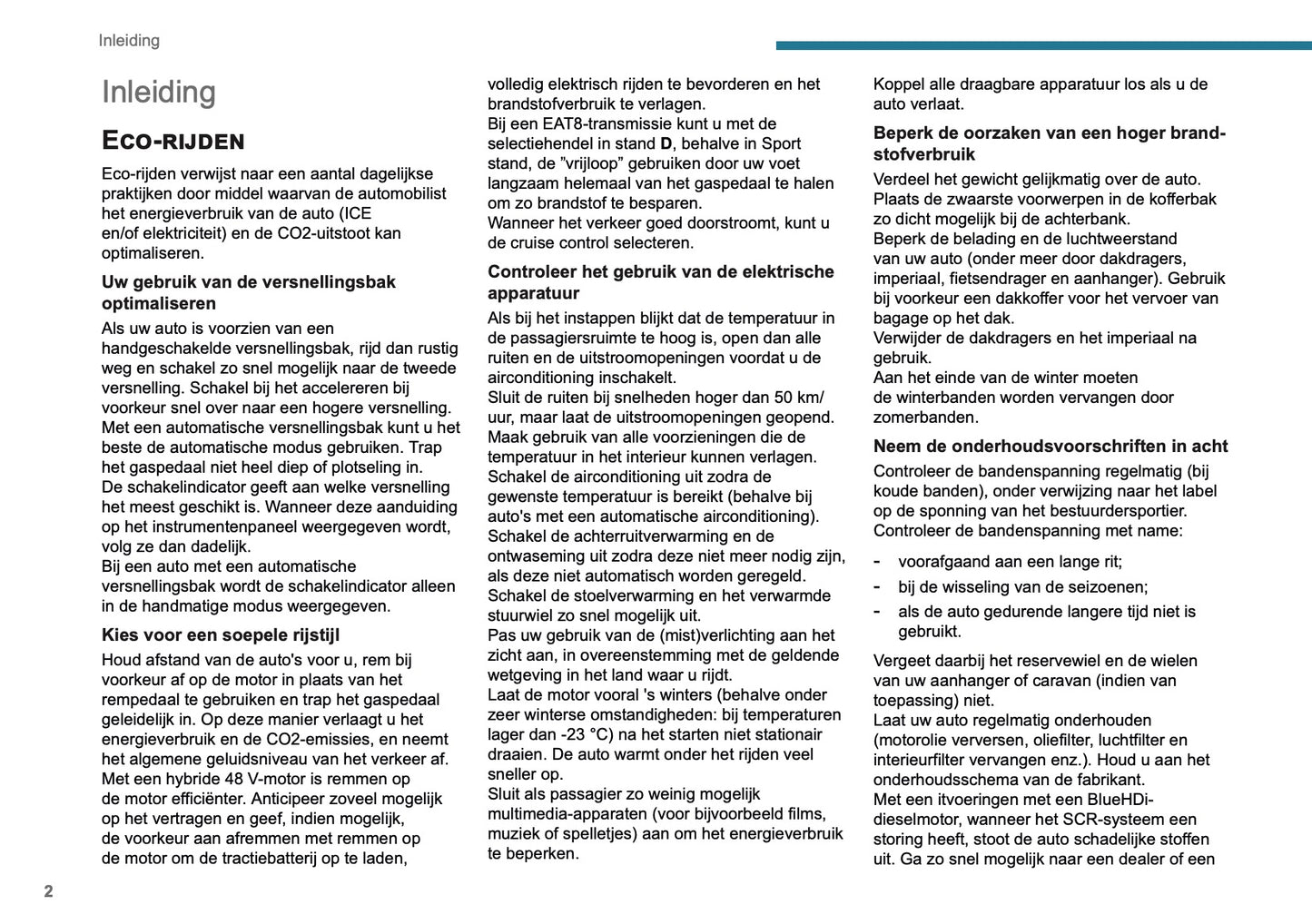 2025-2026 Peugeot 3008/5008 Owner's Manual | Dutch