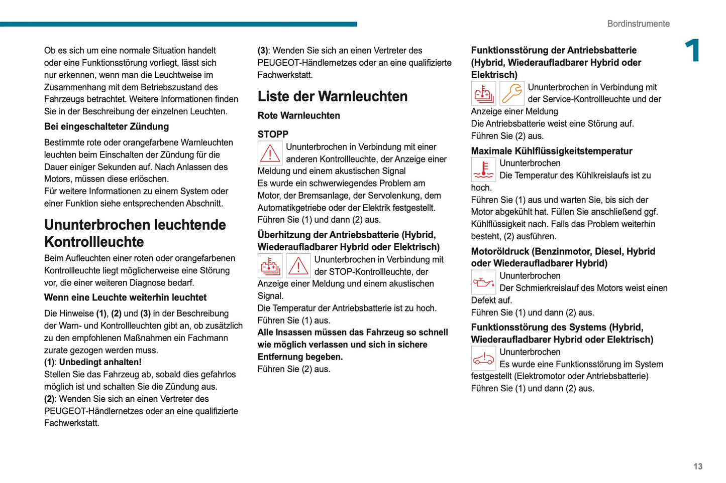 2023-2025 Peugeot 308/308 SW Owner's Manual | German