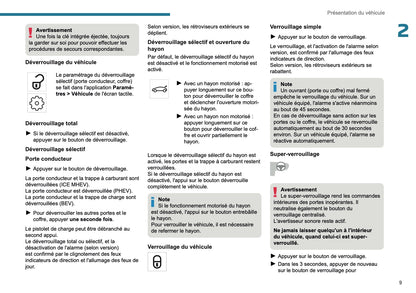 2025-2026 Peugeot 308 Owner's Manual | French